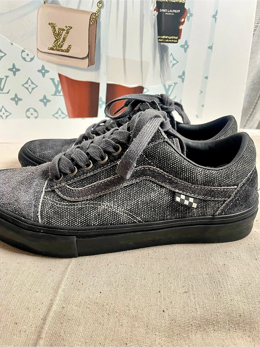 Vans x Quasi Skate Old Skool Sneakers Black US 6.5
